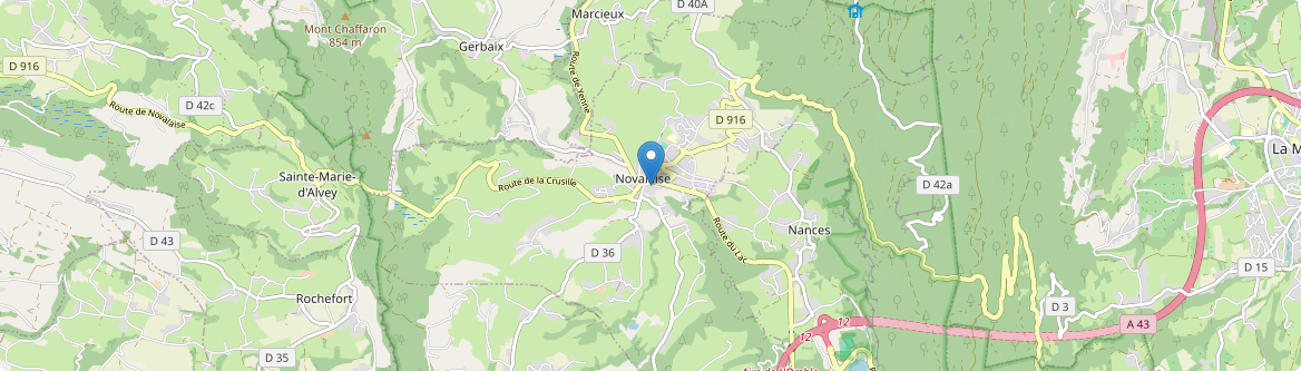 Novalaise - Carte