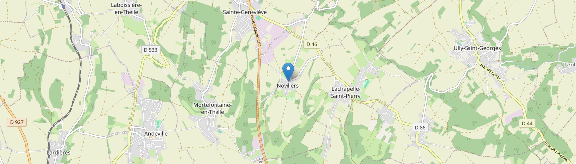 Novillers - Carte