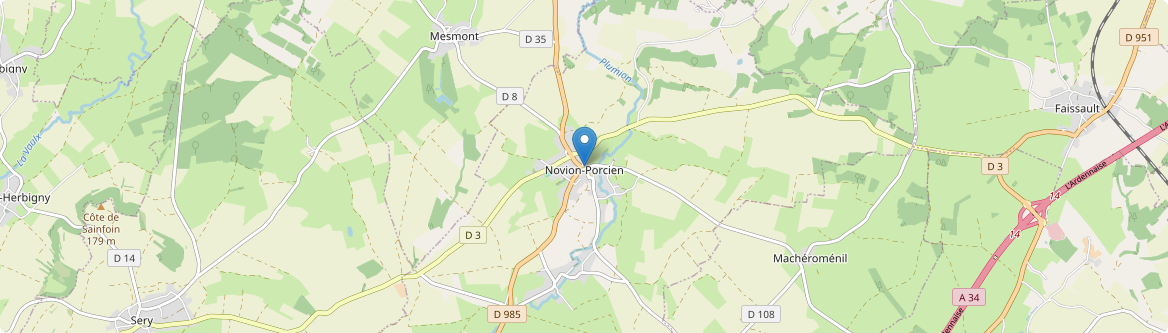 Novion-Porcien - Carte