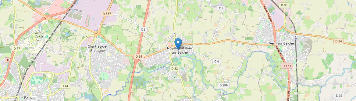 Noyal-Châtillon-sur-Seiche - Carte