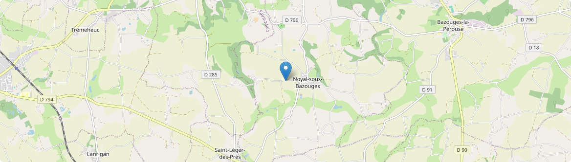 Noyal-sous-Bazouges - Carte