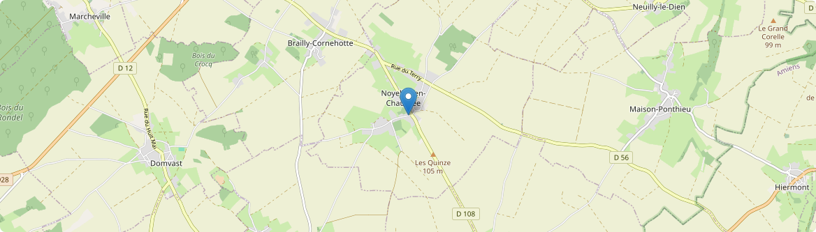 Noyelles-en-Chaussée - Carte