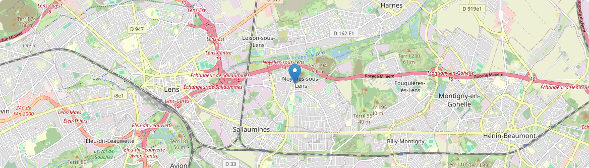 Noyelles-sous-Lens - Carte