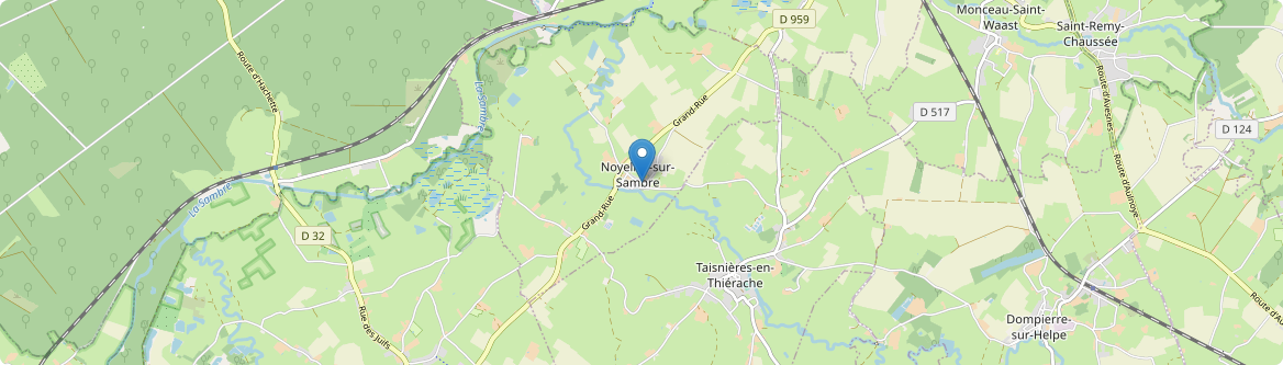 Noyelles-sur-Sambre - Carte