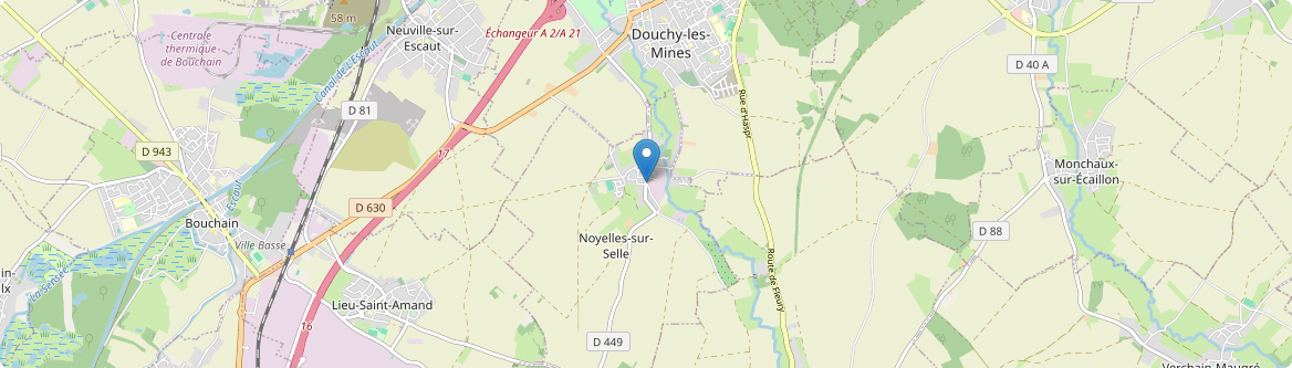 Noyelles-sur-Selle - Carte