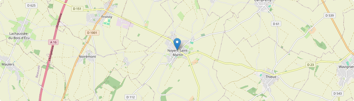 Noyers-Saint-Martin - Carte
