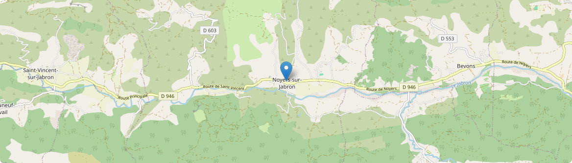 Noyers-sur-Jabron - Carte