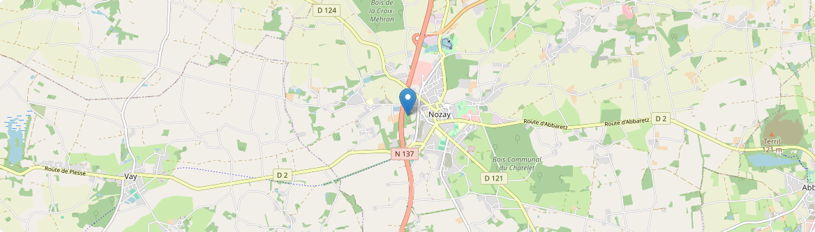Nozay - Carte