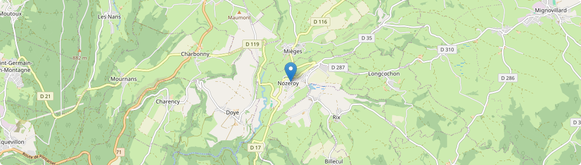 Nozeroy - Carte