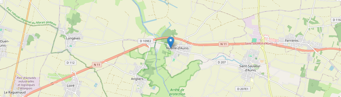 Nuaillé-d'Aunis - Carte