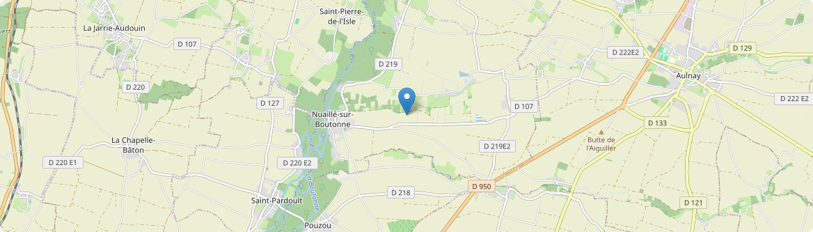 Nuaillé-sur-Boutonne - Carte