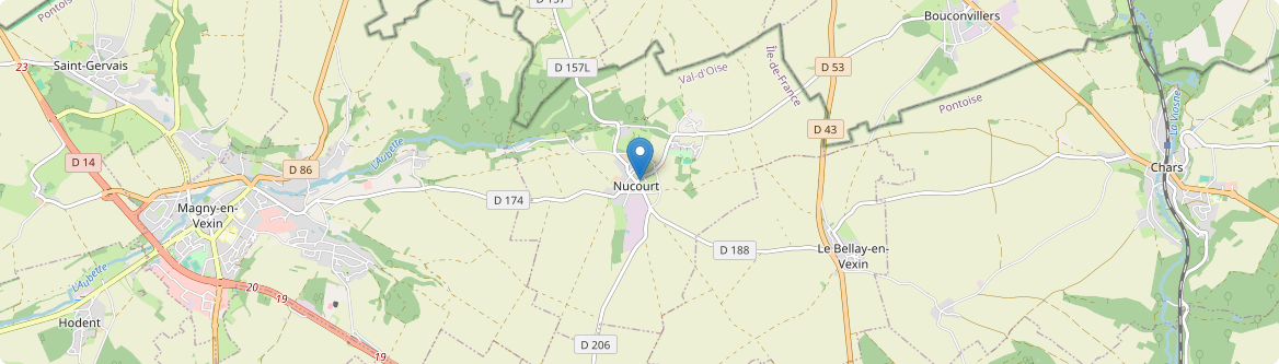 Nucourt - Carte