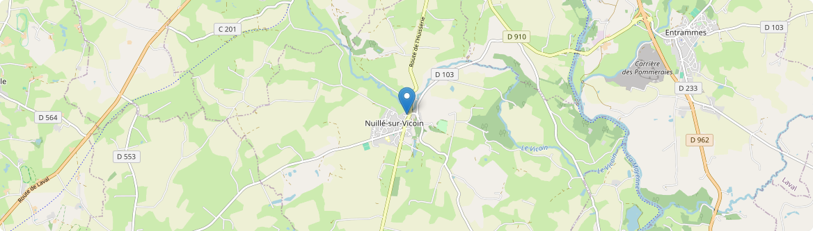 Nuillé-sur-Vicoin - Carte