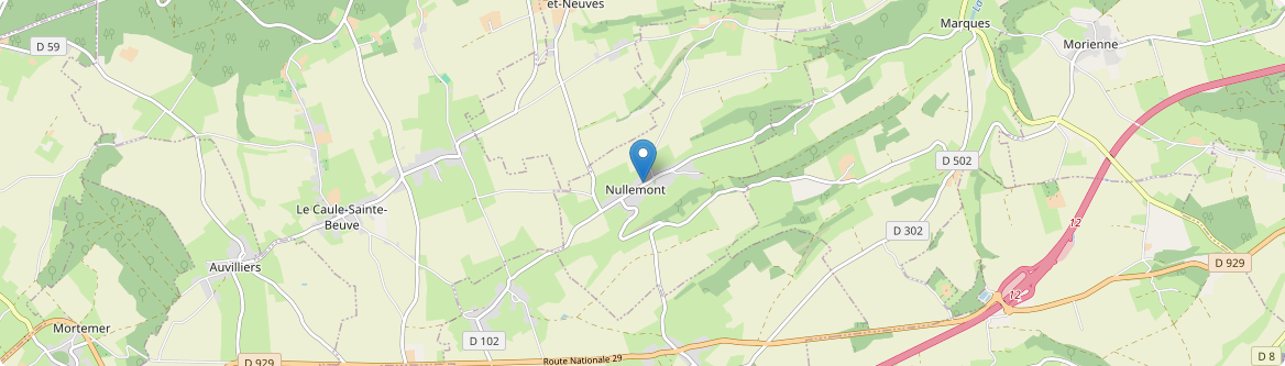 Nullemont - Carte