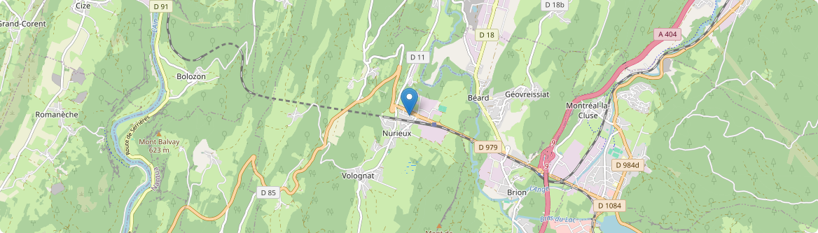 Nurieux-Volognat - Carte