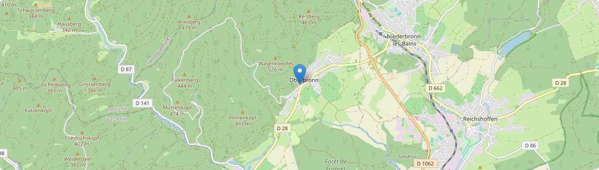Oberbronn - Carte