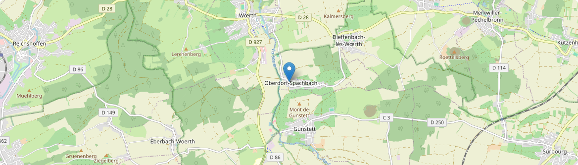Oberdorf-Spachbach - Carte