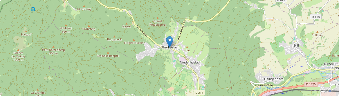 Oberhaslach - Carte