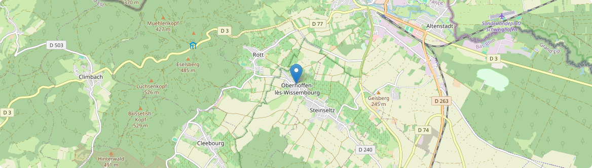 Oberhoffen-lès-Wissembourg - Carte