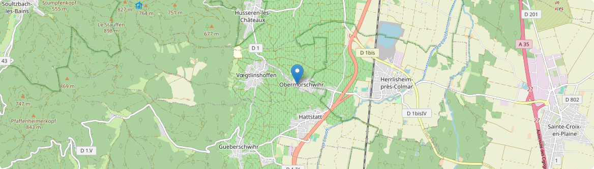 Obermorschwihr - Carte