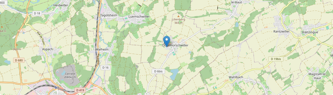 Obermorschwiller - Carte