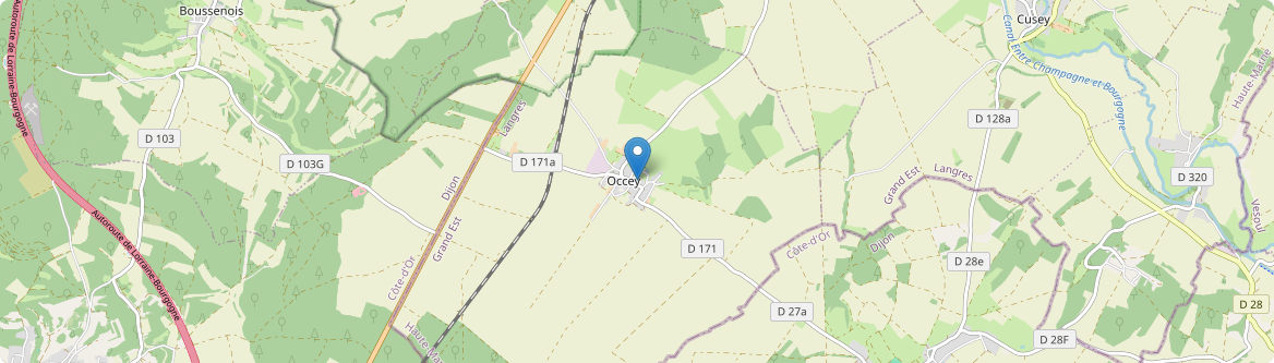 Occey - Carte