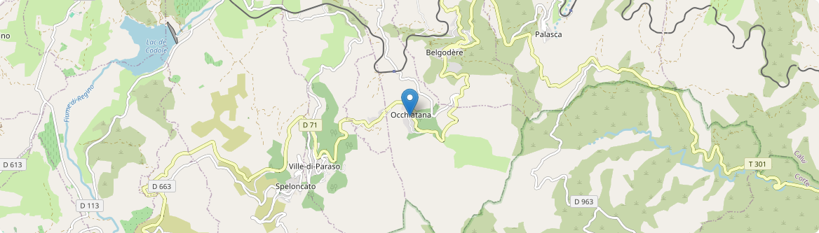 Occhiatana - Carte