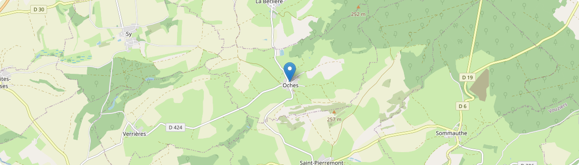 Oches - Carte