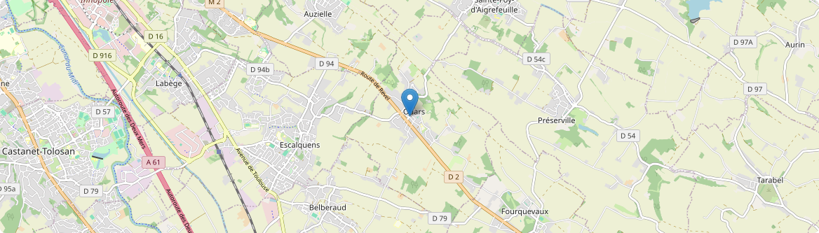 Odars - Carte