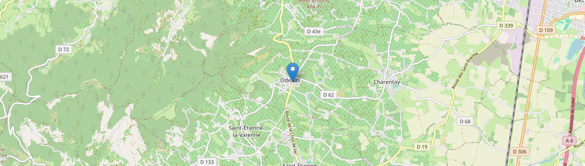Odenas - Carte