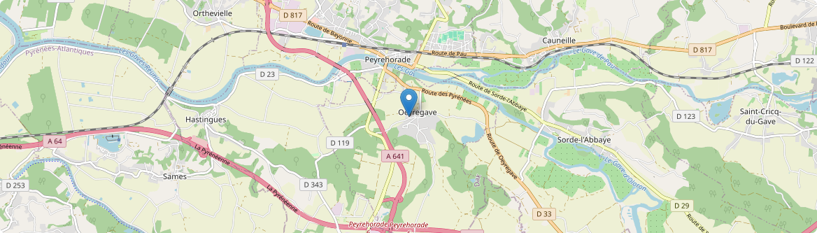 Oeyregave - Carte