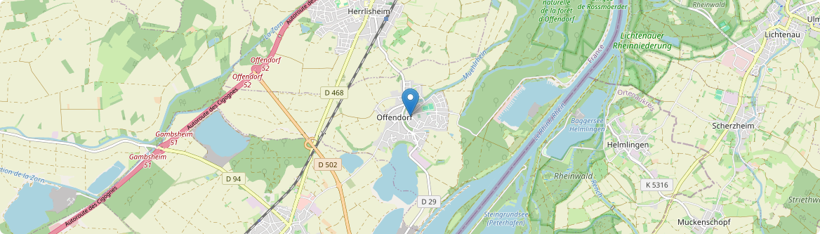 Offendorf - Carte