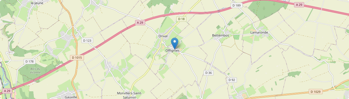 Offignies - Carte