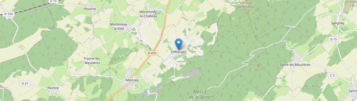 Offlanges - Carte