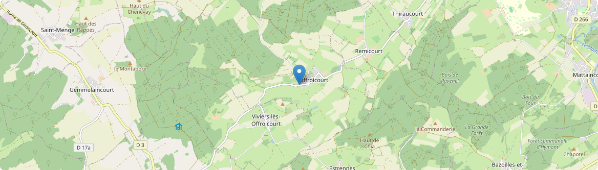 Offroicourt - Carte