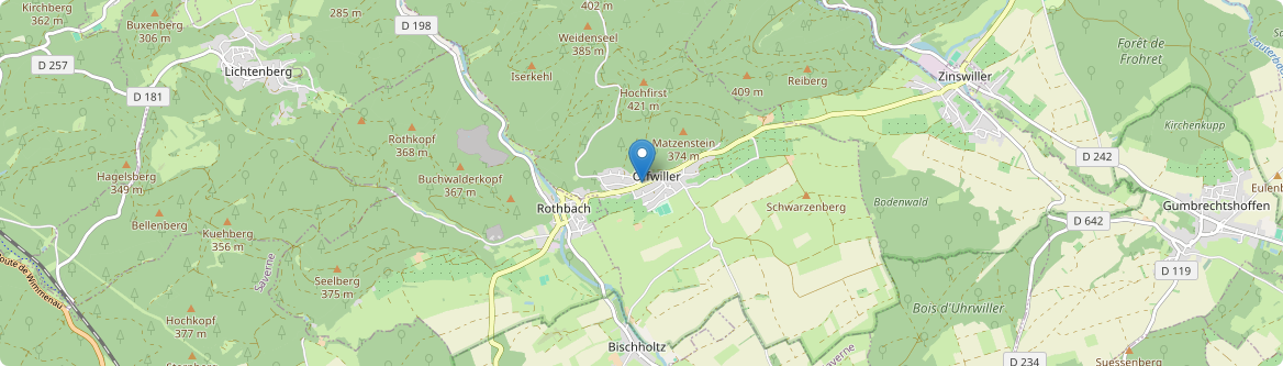 Offwiller - Carte