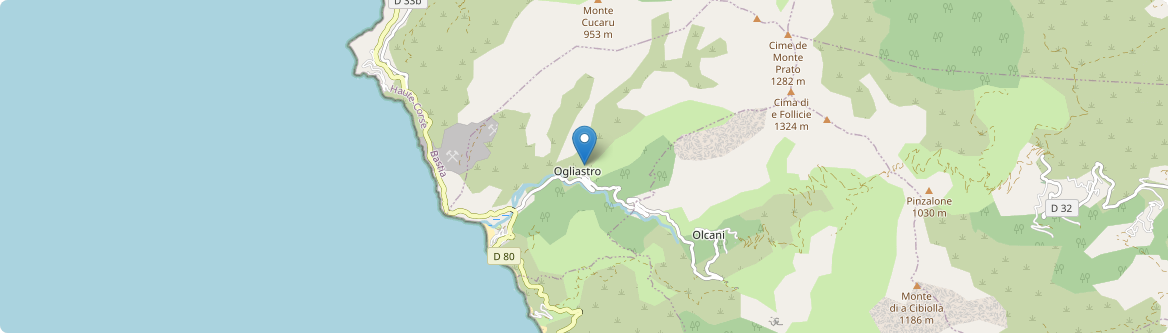 Ogliastro - Carte