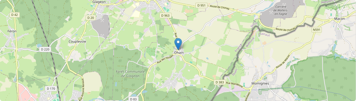 Ohain - Carte