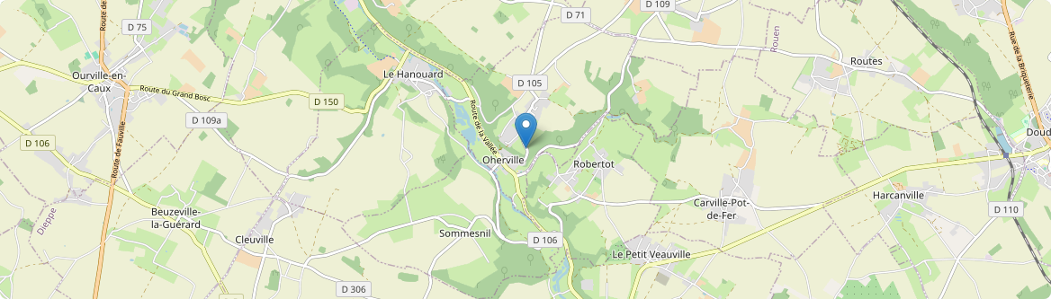 Oherville - Carte