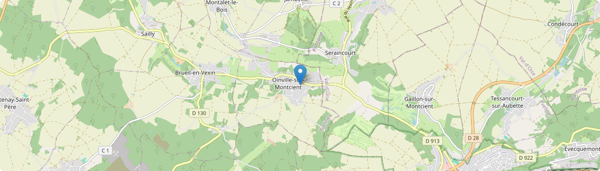 Oinville-sur-Montcient - Carte