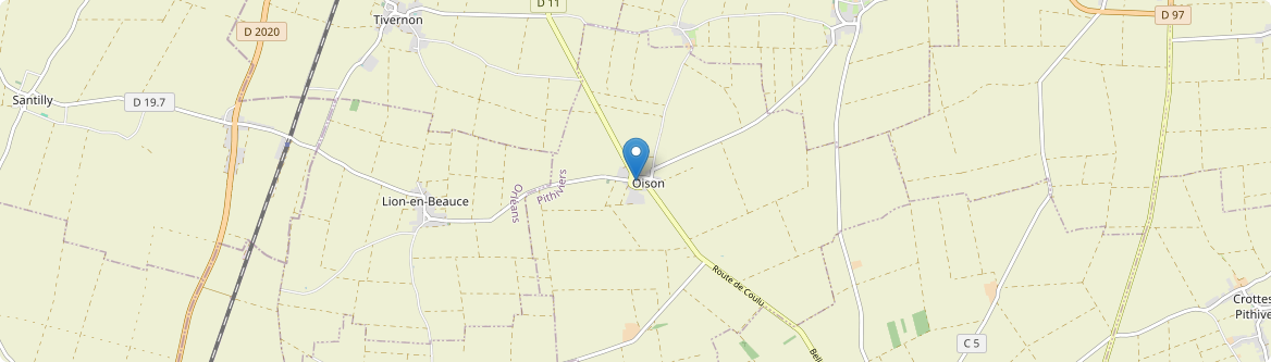 Oison - Carte