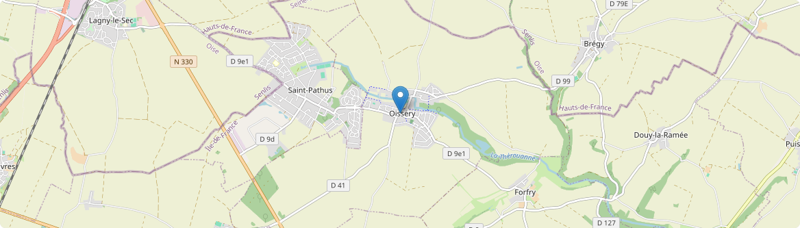 Oissery - Carte
