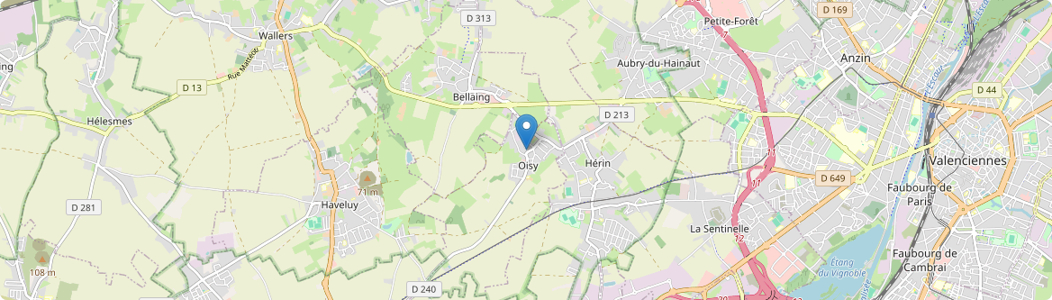 Oisy - Carte
