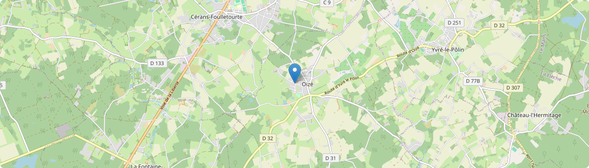 Oizé - Carte