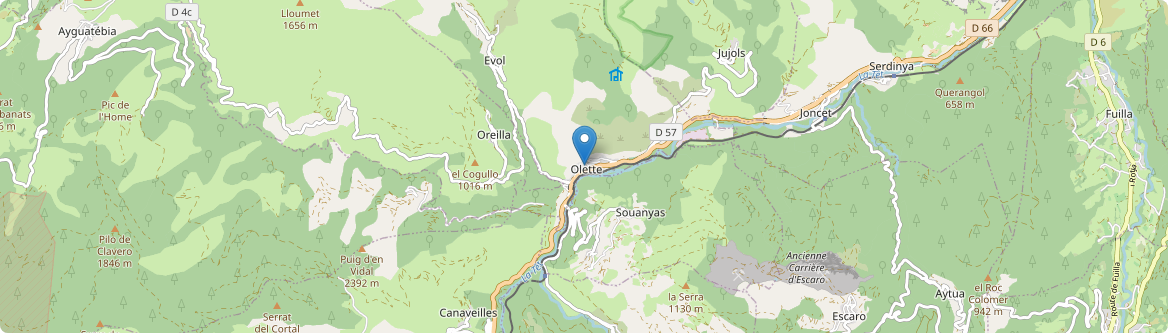 Olette - Carte