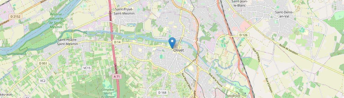 Olivet - Carte