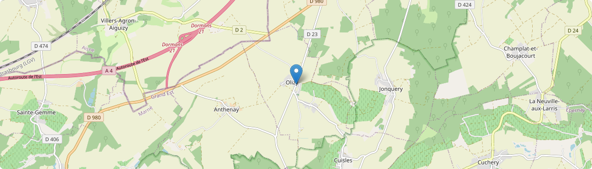 Olizy - Carte