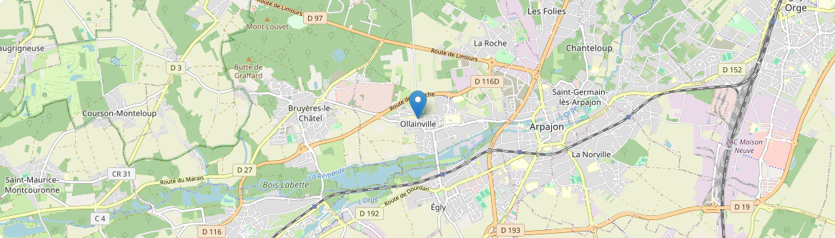 Ollainville - Carte