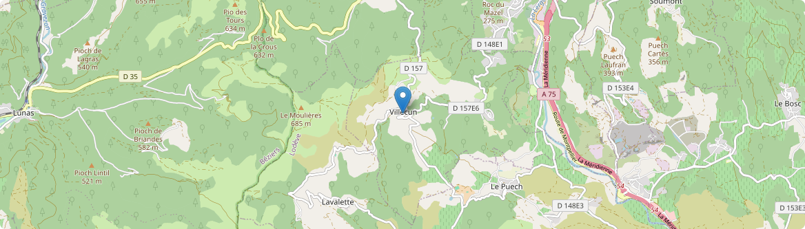 Olmet-et-Villecun - Carte