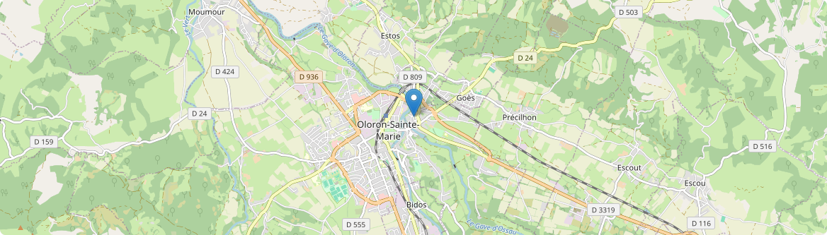 Oloron-Sainte-Marie - Carte
